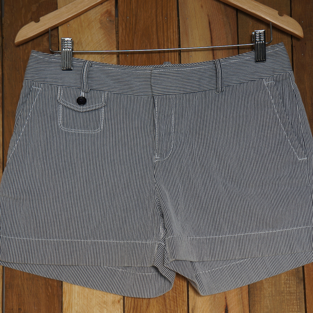 Banana Republic Striped Martin Fit Shorts